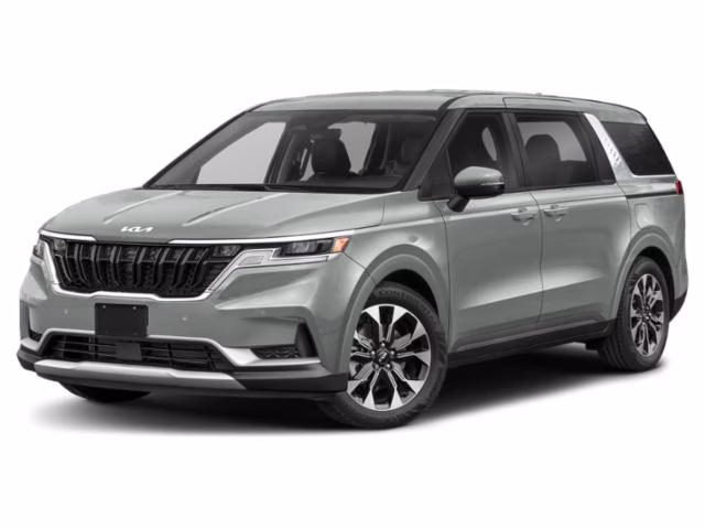 2024 Ceramic Silver Kia Carnival EX FWD Van