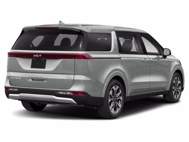 2024 Ceramic Silver Kia Carnival EX FWD Van