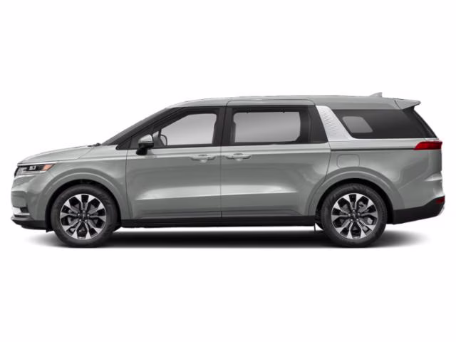 2024 Ceramic Silver Kia Carnival EX FWD Van