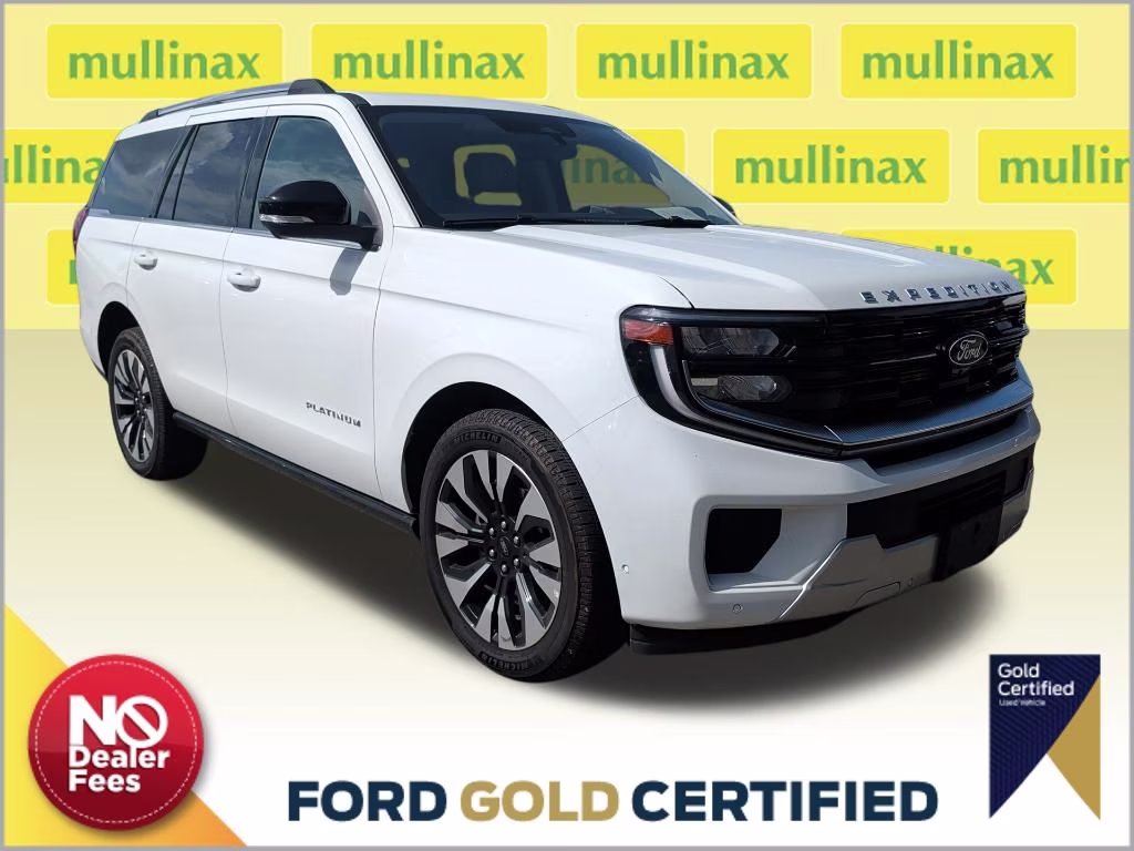 2025 Oxford White Ford Expedition Platinum 4X4 SUV