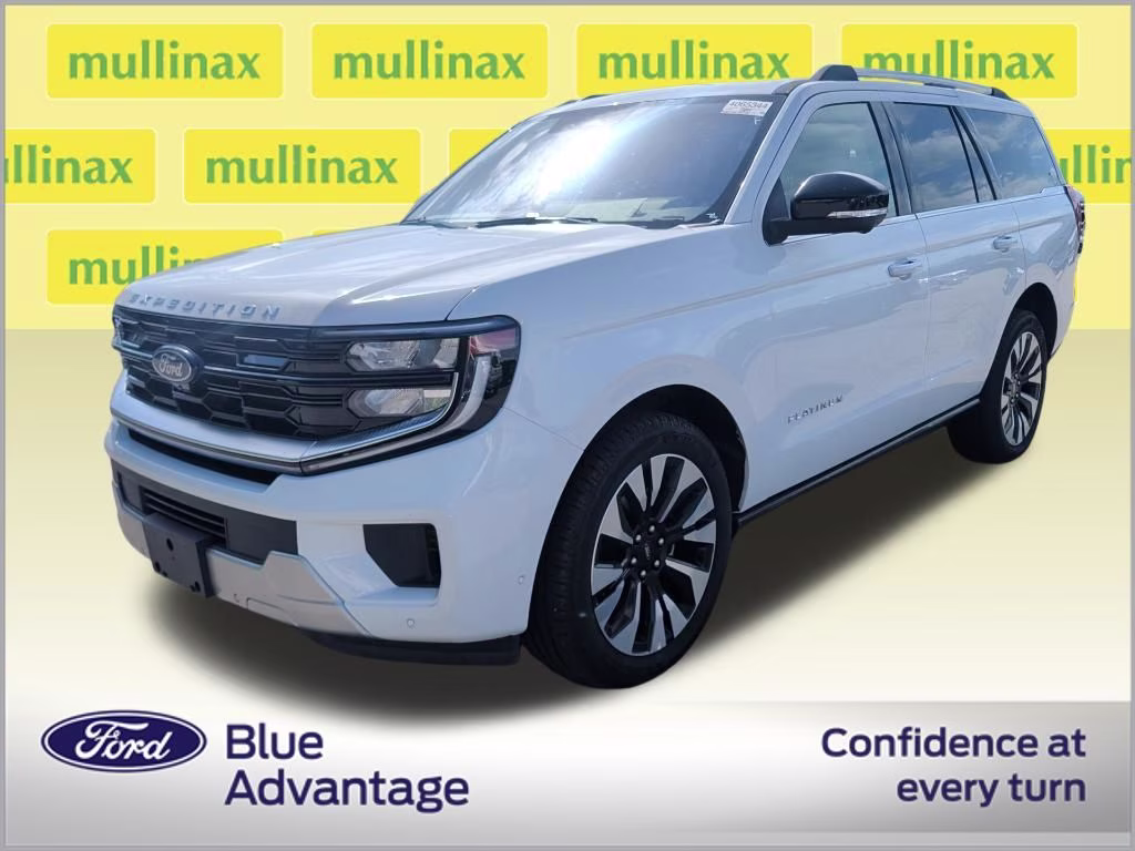 2025 Oxford White Ford Expedition Platinum 4X4 SUV