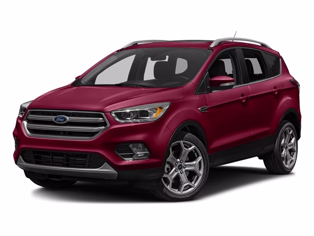 2017 Ruby Red Metallic Tinted Clearcoat Ford Escape Titanium FWD SUV