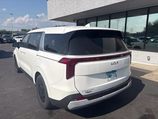 2025 Snow White Pearl Kia Carnival LX FWD Van