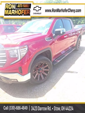 2024 Volcanic Red Tintcoat GMC Sierra 1500 SLT 4X4 Truck