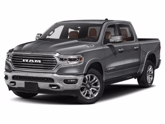 2022 Billet Silver Metallic Clearcoat Ram 1500 Laramie Longhorn 4X4 Truck