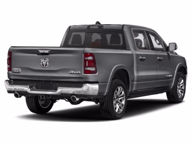2022 Billet Silver Metallic Clearcoat Ram 1500 Laramie Longhorn 4X4 Truck