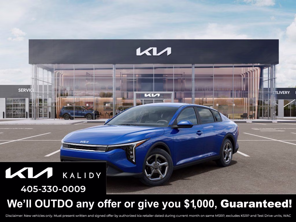 2026 Deep Sea Blue Kia K4 LXS FWD Sedan