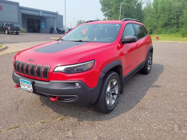 2019 Firecracker Red Clearcoat Jeep Cherokee Trailhawk 4X4 SUV