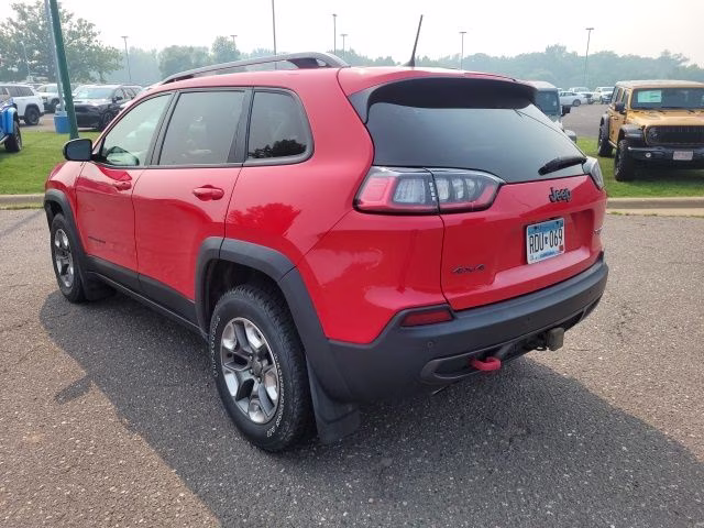 2019 Firecracker Red Clearcoat Jeep Cherokee Trailhawk 4X4 SUV