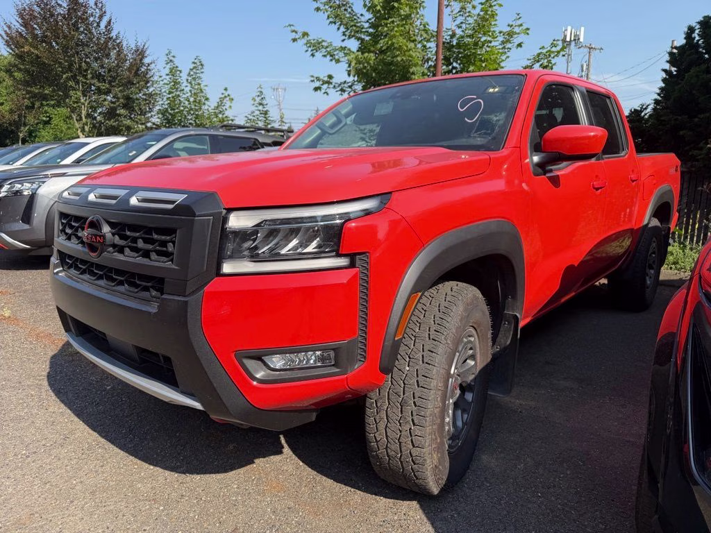 2025 Afterburn Orange Nissan Frontier PRO-4X 4X4 Truck