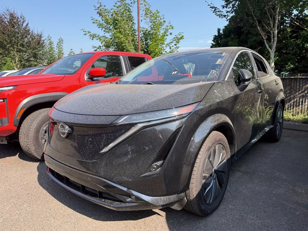 2023 Black Diamond Pearl Nissan Ariya EVOLVE+ FWD SUV