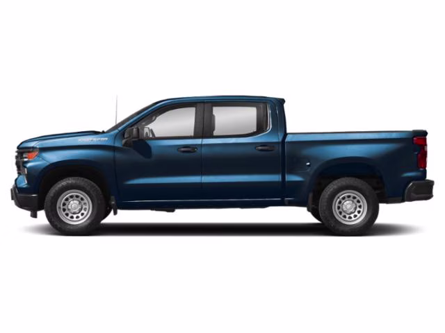 2023 Northsky Blue Metallic Chevrolet Silverado 1500 Custom 4X4 Truck
