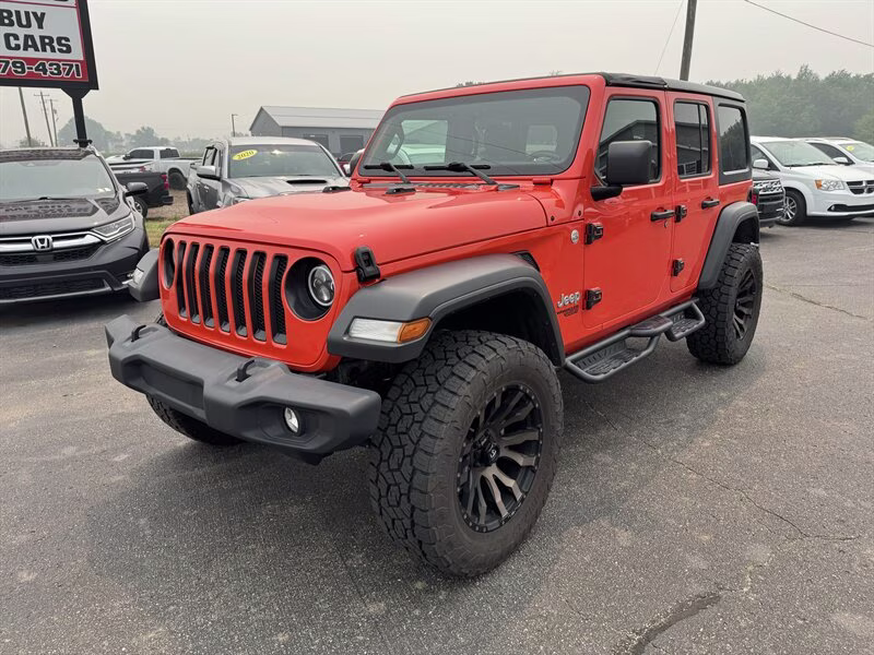 2018 Nacho Clear Coat Jeep Wrangler Unlimited Sport 4X4 SUV
