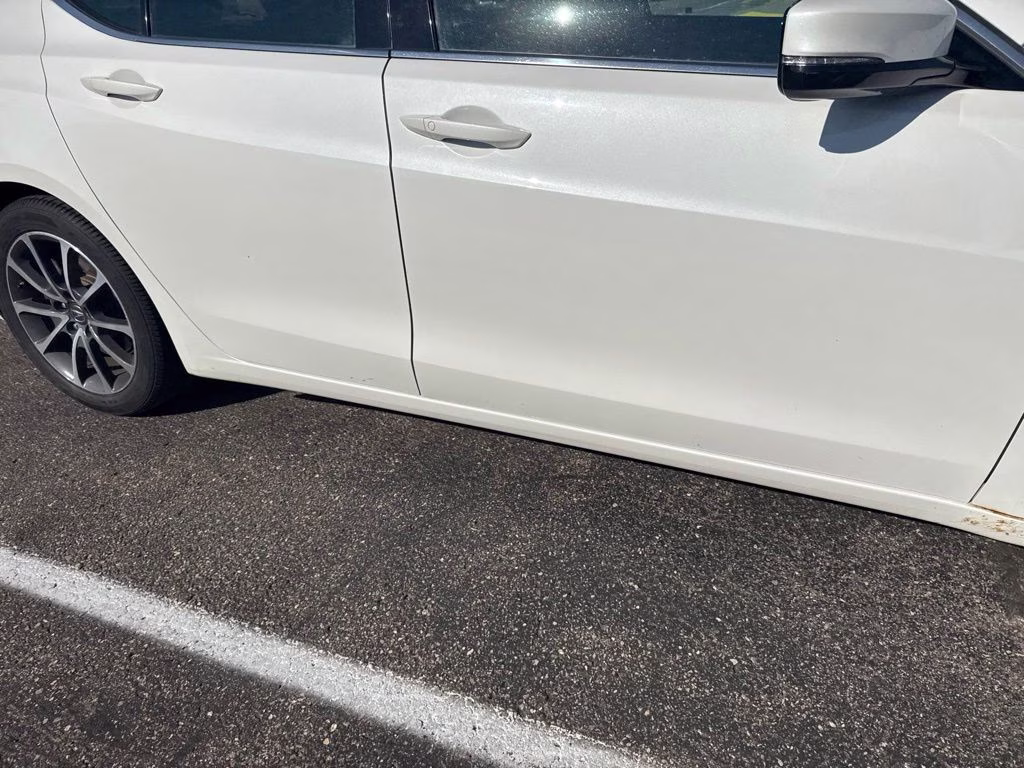 2015 White Acura TLX V6 w/Acura Premium Audio & Heated Front Seats FWD Sedan