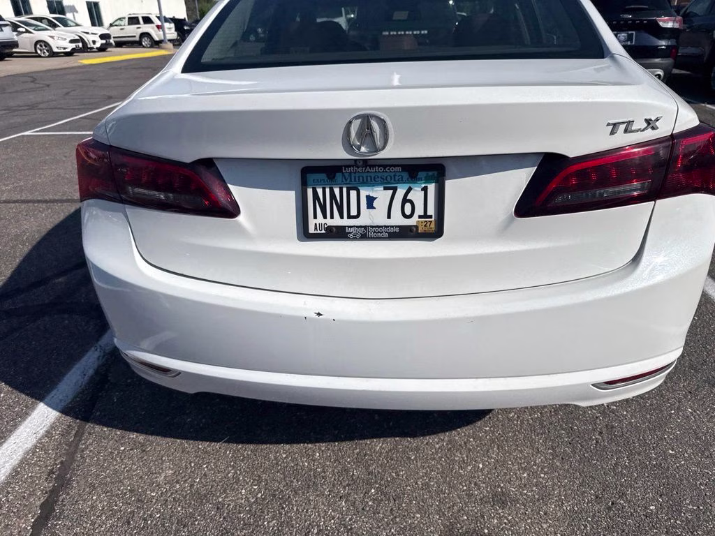 2015 White Acura TLX V6 FWD Sedan