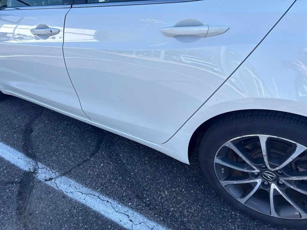 2015 White Acura TLX V6 FWD Sedan