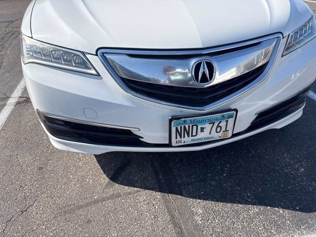 2015 White Acura TLX V6 FWD Sedan
