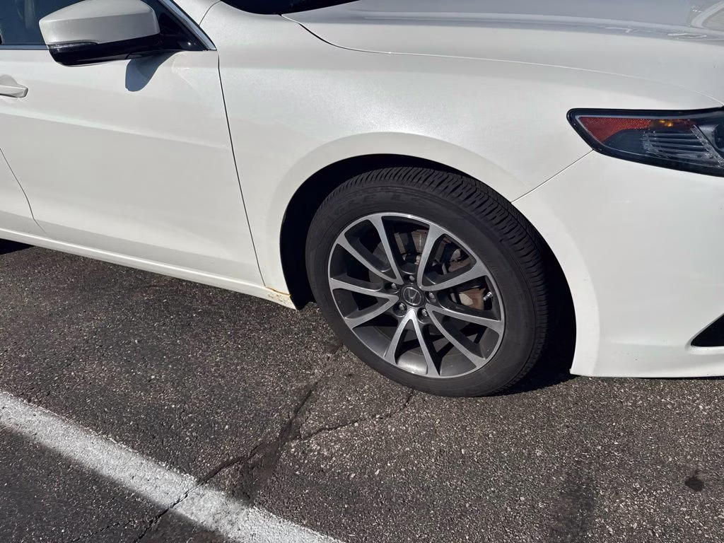 2015 White Acura TLX V6 FWD Sedan