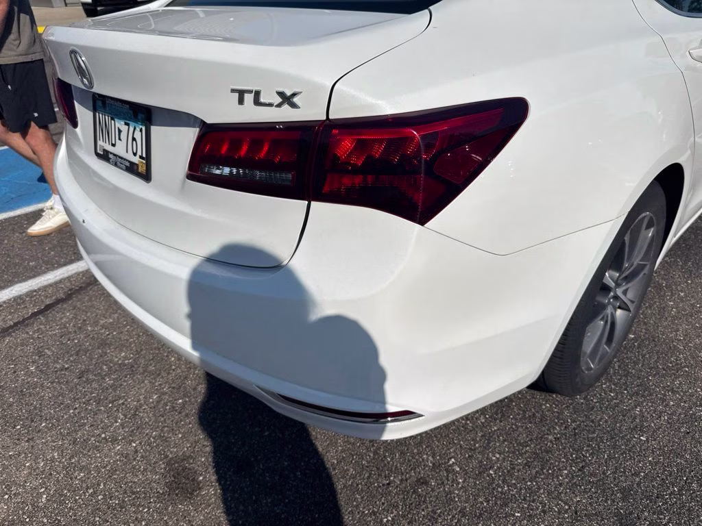 2015 White Acura TLX V6 FWD Sedan