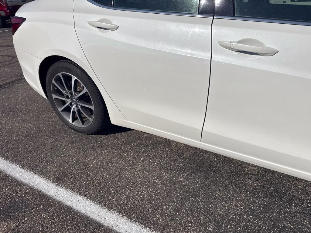 2015 White Acura TLX V6 FWD Sedan