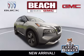 2022 Boulder Gray Pearl/Super Black Nissan Rogue Platinum FWD SUV