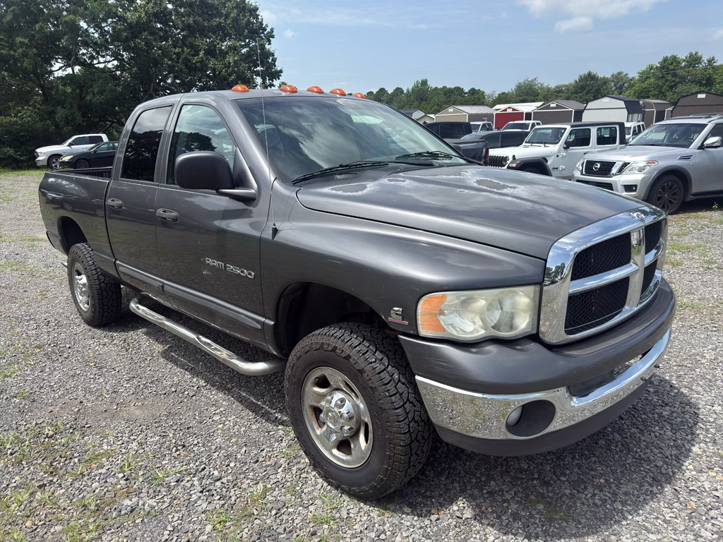 2004 Graphite Metallic Clearcoat Dodge Ram Pickup SLT 4X4 Truck