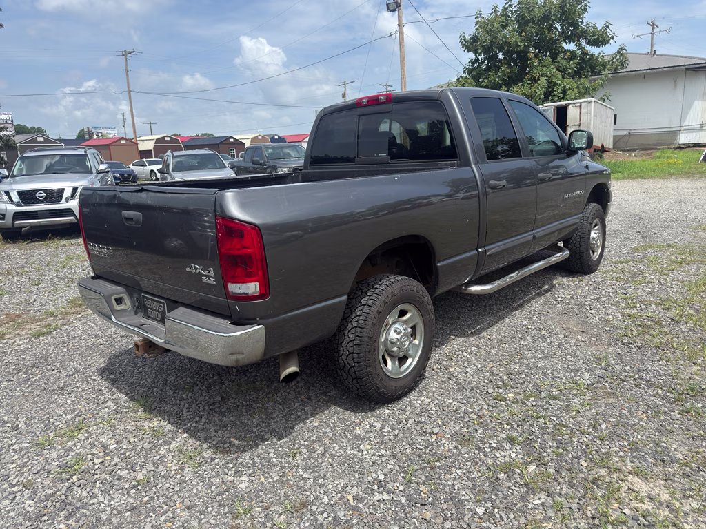 2004 Graphite Metallic Clearcoat Dodge Ram Pickup SLT 4X4 Truck
