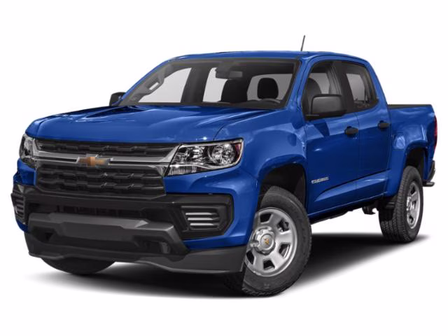 2022 Bright Blue Metallic Chevrolet Colorado Work Truck RWD Truck