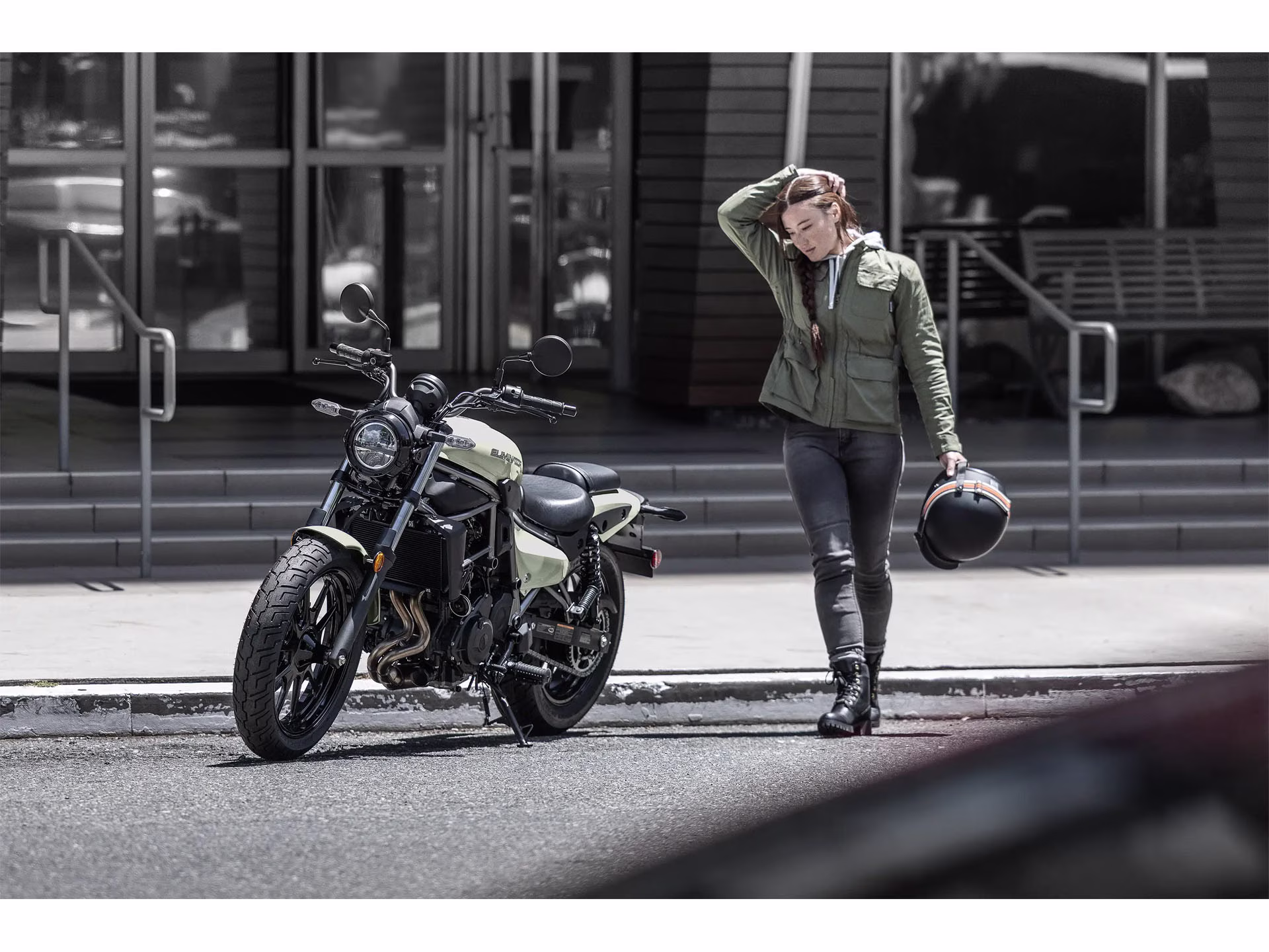 2026 Urban City White Kawasaki Eliminator ABS Motorcycle
