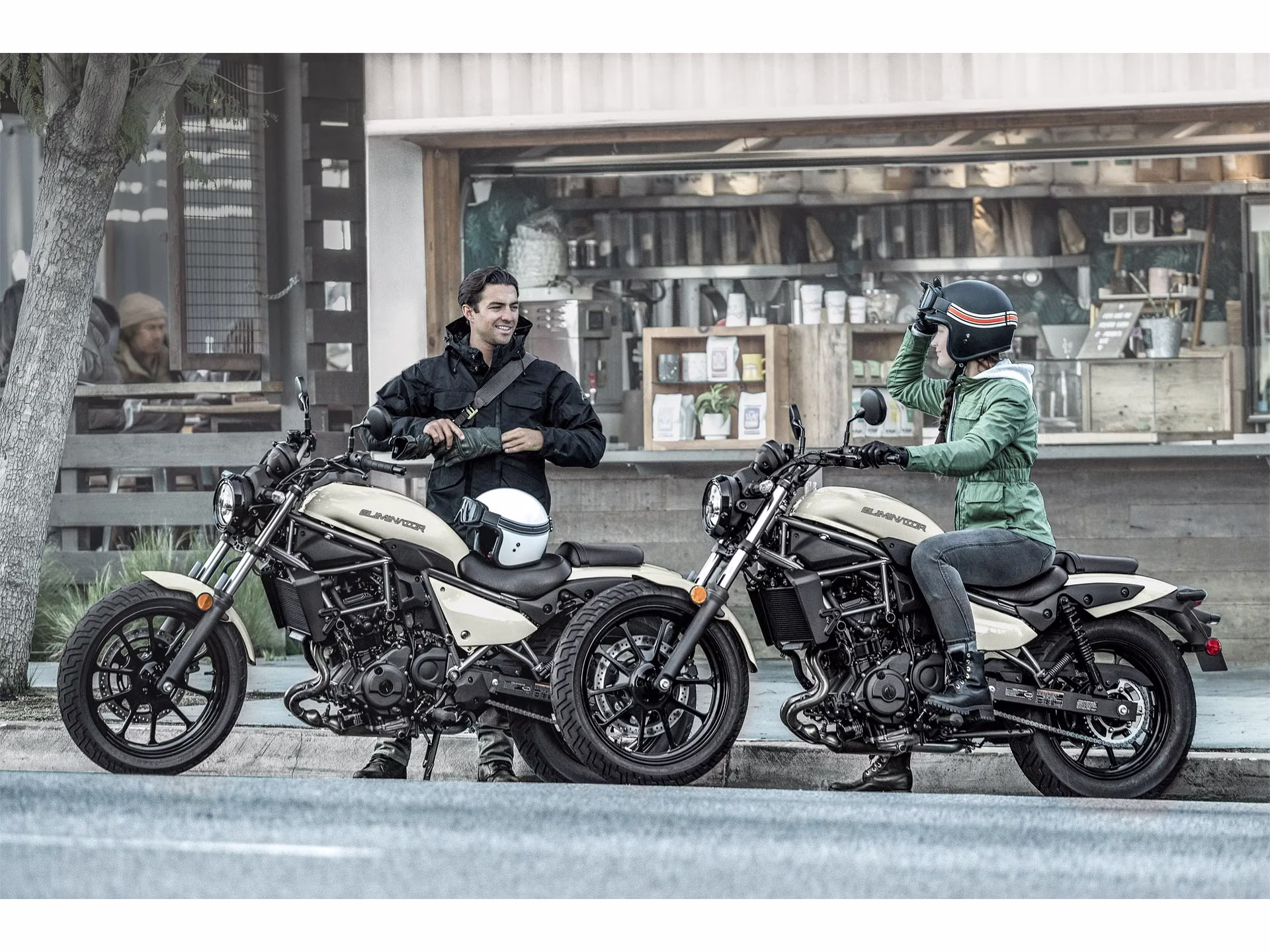 2026 Urban City White Kawasaki Eliminator ABS Motorcycle