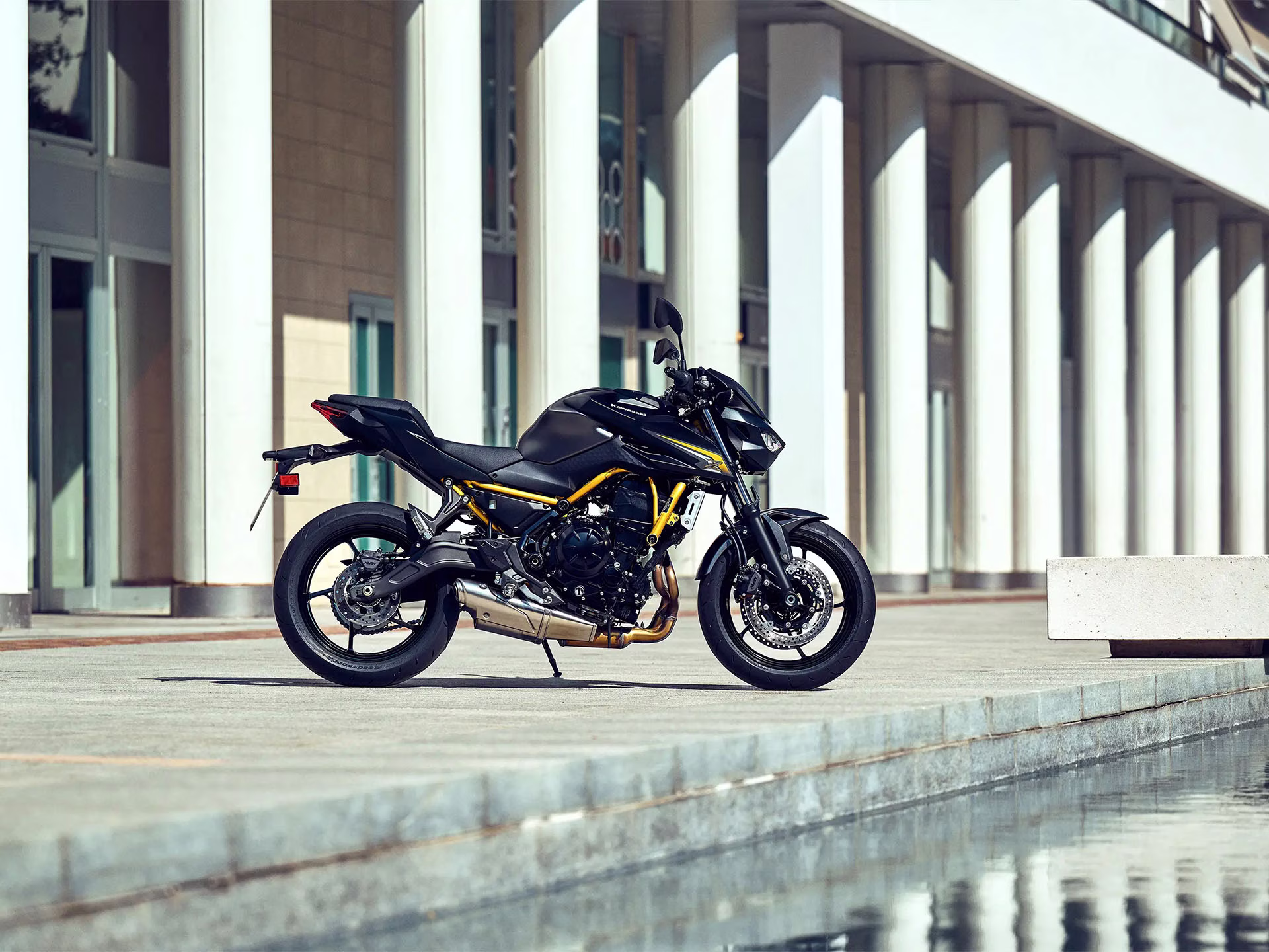 2026 Metallic Matte Graphenesteel Gray / Metallic Flat Spark Black Kawasaki Z650 S ABS Motorcycle