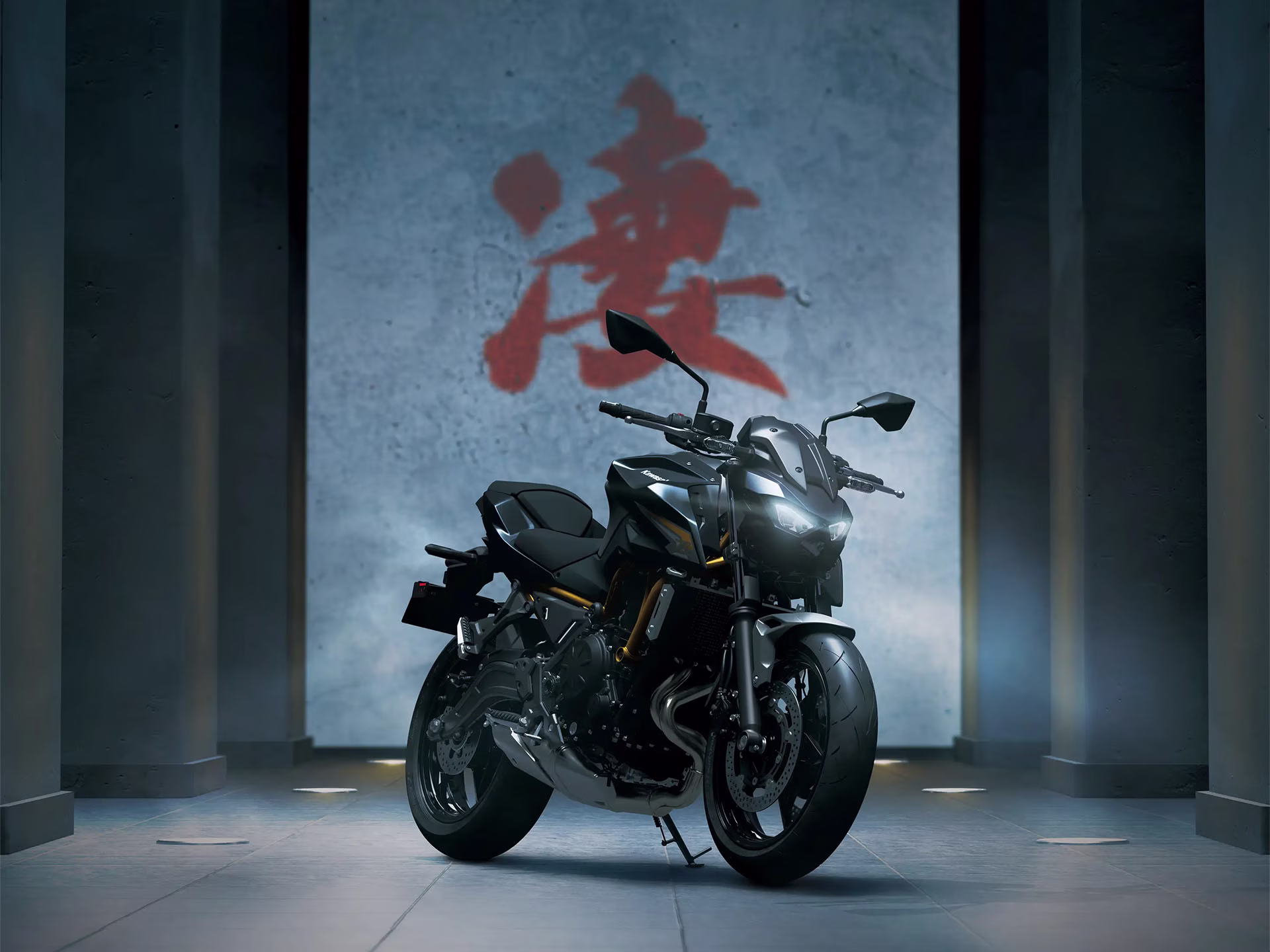 2026 Metallic Matte Graphenesteel Gray / Metallic Flat Spark Black Kawasaki Z650 S ABS Motorcycle