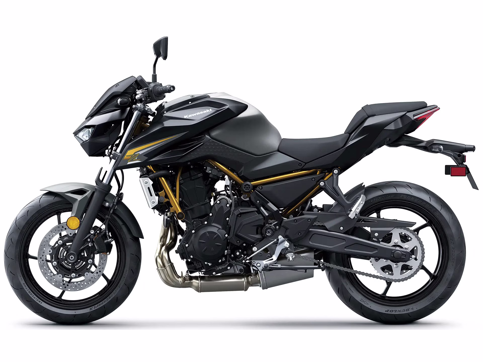 2026 Metallic Matte Graphenesteel Gray / Metallic Flat Spark Black Kawasaki Z650 S ABS Motorcycle