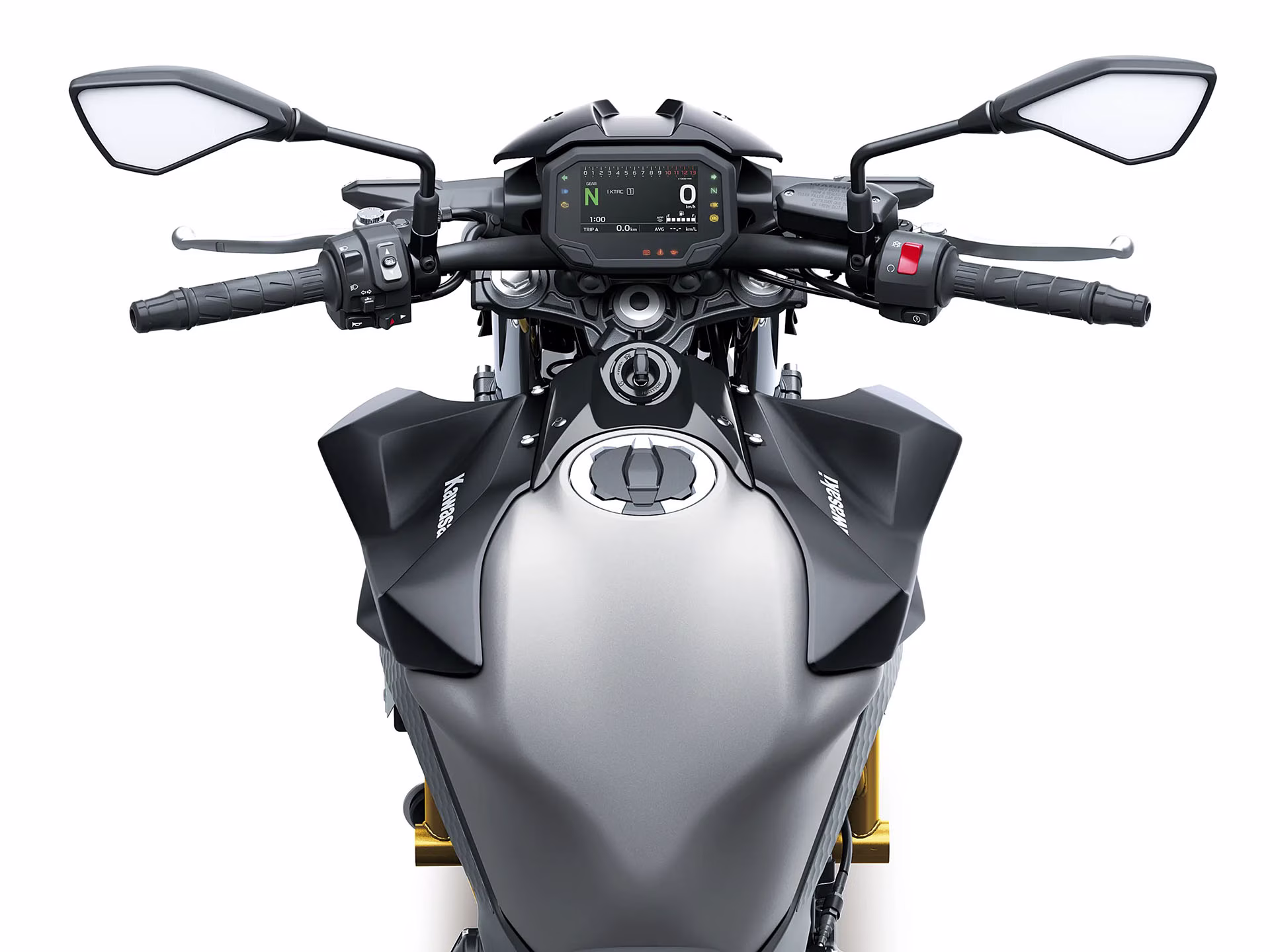 2026 Metallic Matte Graphenesteel Gray / Metallic Flat Spark Black Kawasaki Z650 S ABS Motorcycle