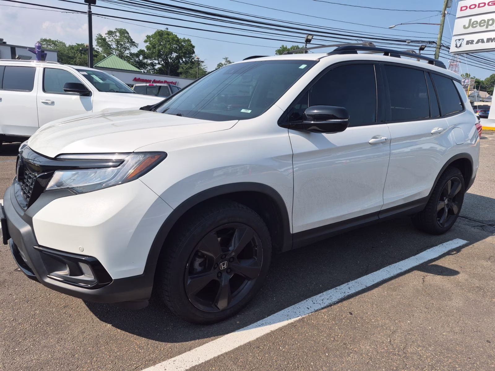 2021 Platinum White Pearl Honda Passport Elite AWD SUV