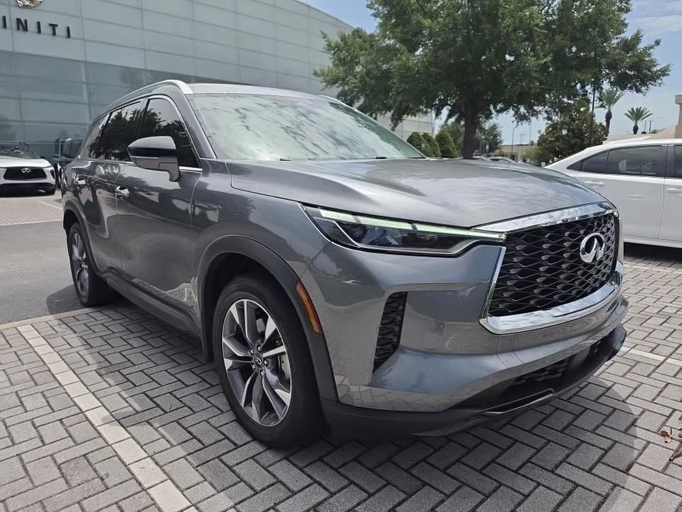 2023 Graphite Shadow INFINITI QX60 LUXE AWD SUV
