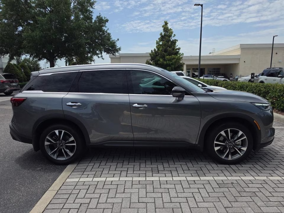 2023 Graphite Shadow INFINITI QX60 LUXE AWD SUV