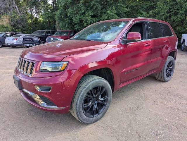 2015 Deep Cherry Red Crystal Pearlcoat Jeep Grand Cherokee Overland 4X4 SUV