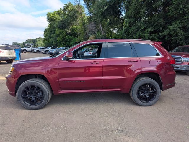 2015 Deep Cherry Red Crystal Pearlcoat Jeep Grand Cherokee Overland 4X4 SUV