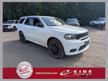 2019 White Knuckle Clearcoat Dodge Durango GT Plus AWD SUV