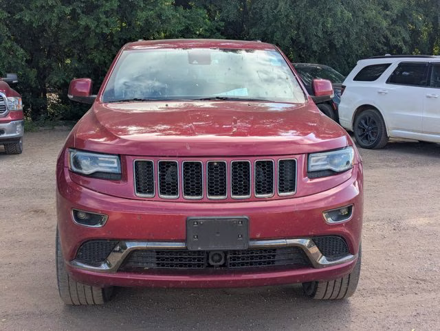 2015 Deep Cherry Red Crystal Pearlcoat Jeep Grand Cherokee Overland 4X4 SUV