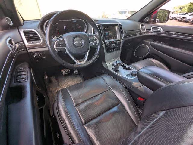 2015 Deep Cherry Red Crystal Pearlcoat Jeep Grand Cherokee Overland 4X4 SUV