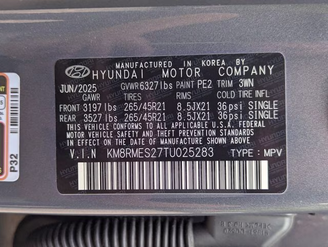 2026 Ecotronic Gray Pearl Hyundai Palisade Calligraphy AWD SUV