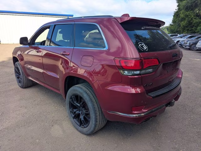 2015 Deep Cherry Red Crystal Pearlcoat Jeep Grand Cherokee Overland 4X4 SUV