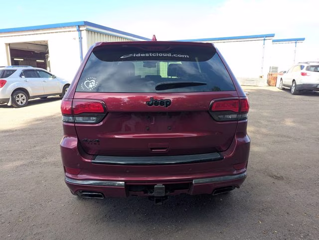 2015 Deep Cherry Red Crystal Pearlcoat Jeep Grand Cherokee Overland 4X4 SUV
