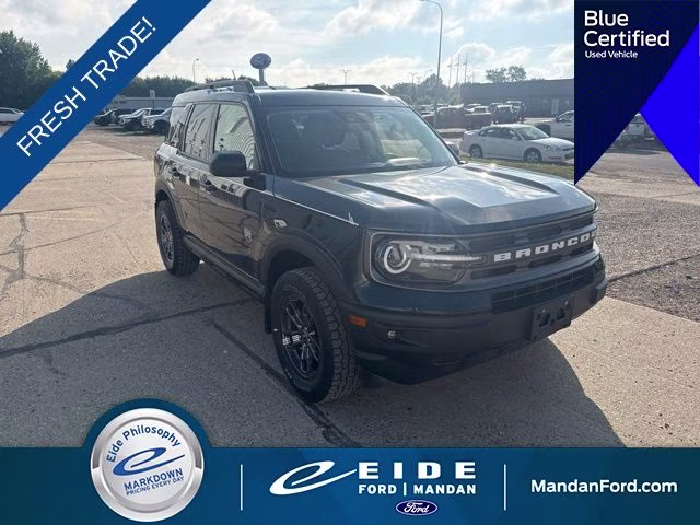 2022 Blue Metallic Ford Bronco Sport Big Bend 4X4 SUV