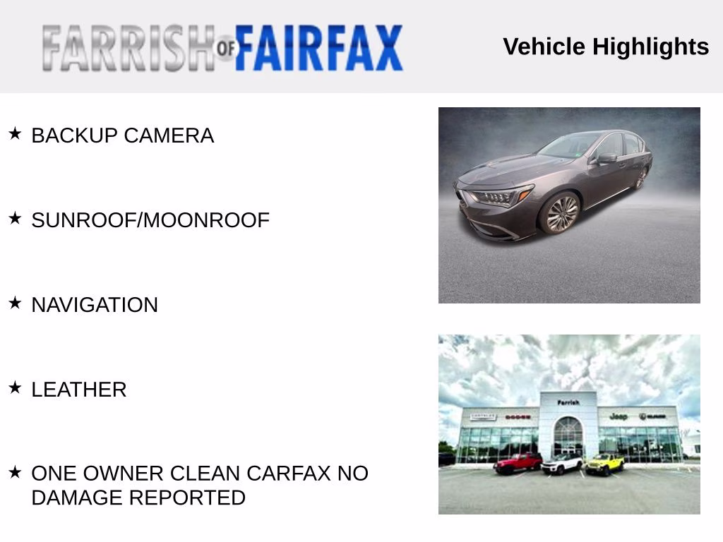 2020 Gray Acura RLX Technology FWD Sedan