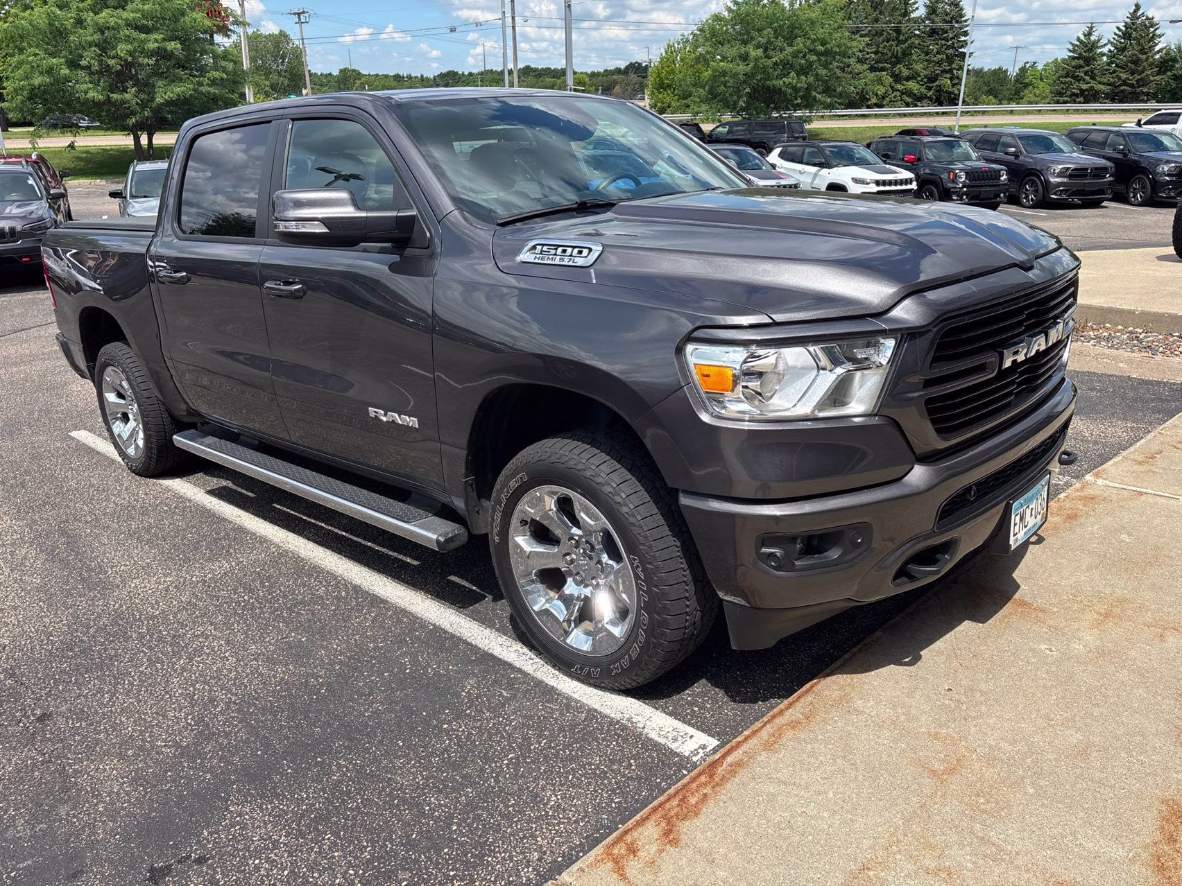 2020 Granite Crystal Metallic Clearcoat Ram 1500 Big Horn/Lone Star 4X4 Truck