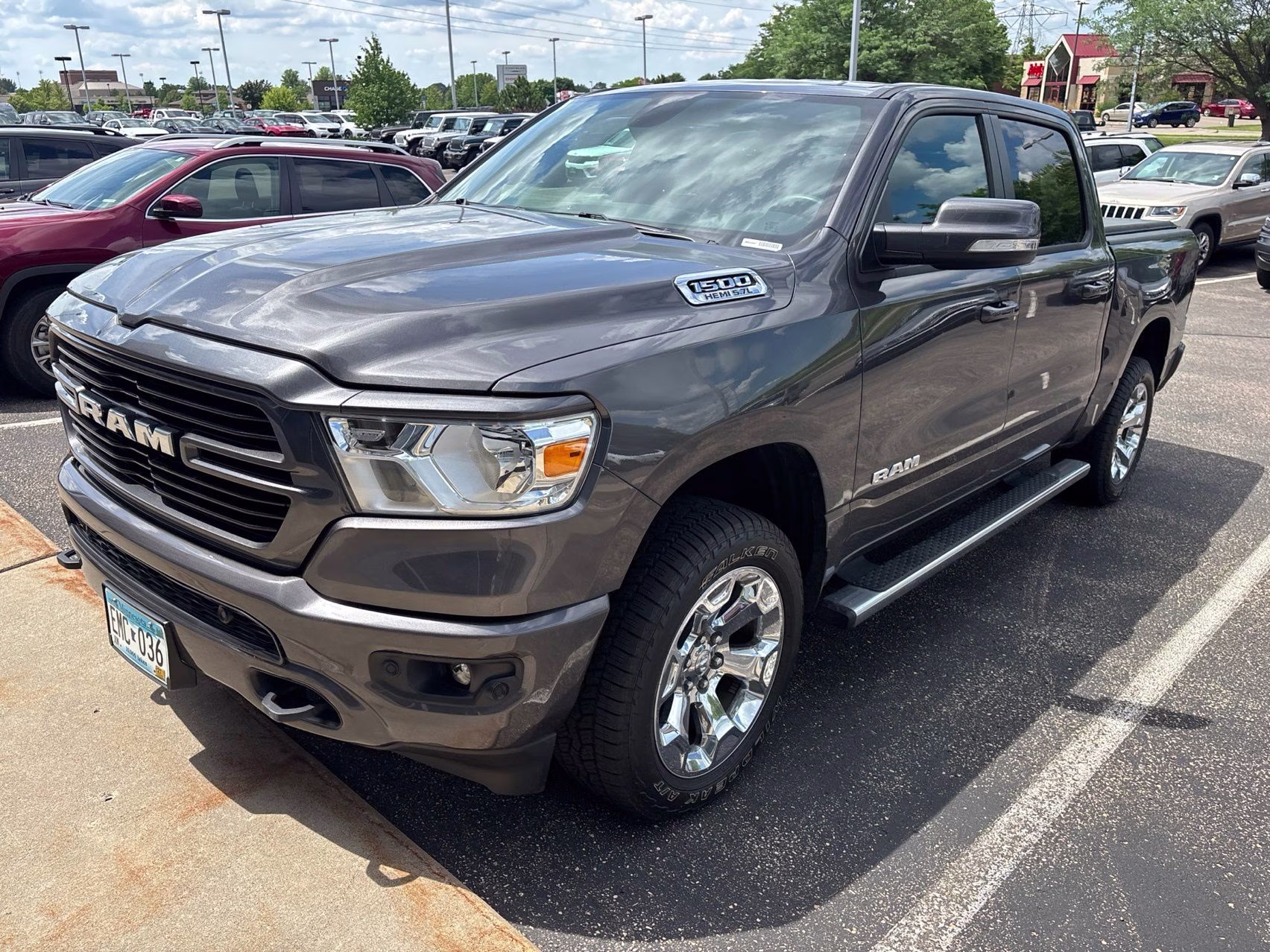 2020 Granite Crystal Metallic Clearcoat Ram 1500 Big Horn/Lone Star 4X4 Truck