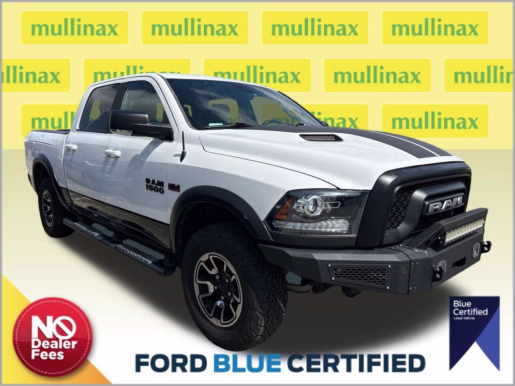 2017 Bright White Clearcoat Ram 1500 Rebel 4X4 Truck